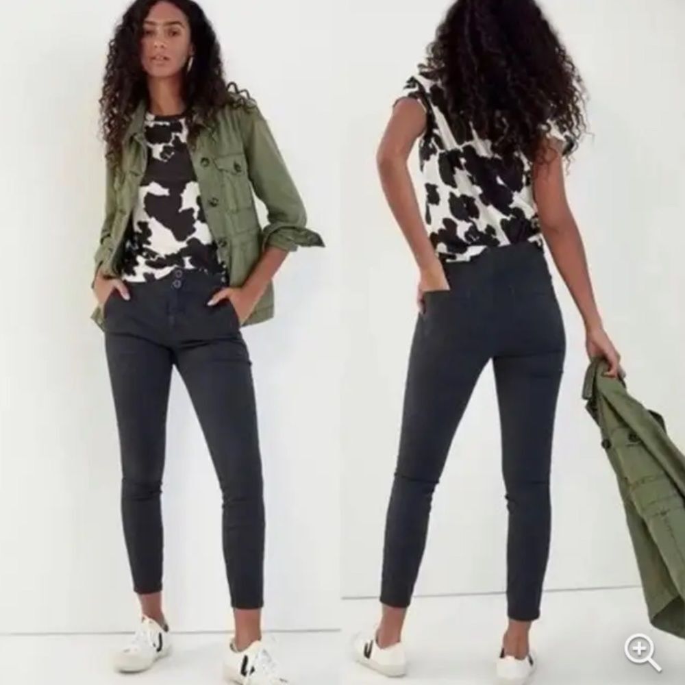 Anthropologie Pilcro High-Rise Darted Skinny Jeans in Black Women’s Sz. 31 NWT
